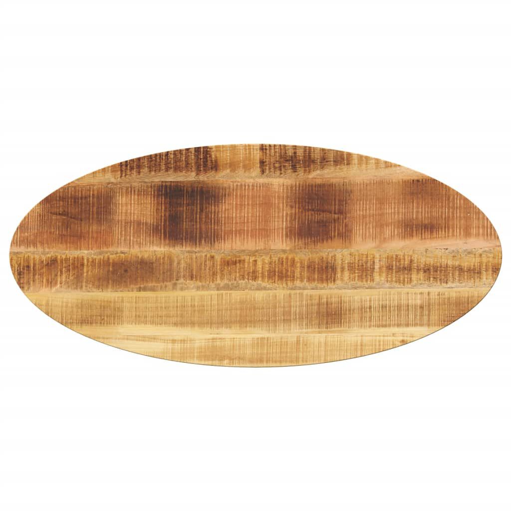 vidaXL Επιφάνεια Τραπεζιού Οβάλ 140x50x3,8 εκ. Μασίφ Ξύλο Μάνγκο