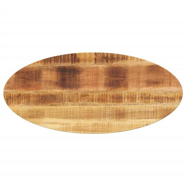 vidaXL Επιφάνεια Τραπεζιού Οβάλ 140x50x3,8 εκ. Μασίφ Ξύλο Μάνγκο