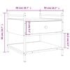 vidaXL Τραπεζάκι Σαλονιού Γκρι Sonoma 50x50x50 εκ. Επεξεργασμένο Ξύλο