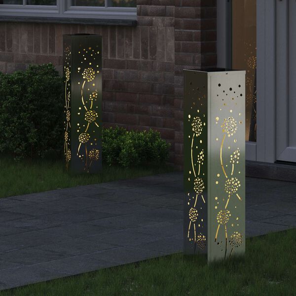 vidaXL &Eta;&lambda;&iota;&alpha;&kappa;ό LED &Phi;&omega;&sigmaf; &Delta;&rho;ό&mu;&omicron;&upsilon; 2 pcs &Sigma;&kappa; rusty &Gamma;&alpha;&lambda;&beta;&alpha;&nu;&iota;&sigma;&mu;έ&nu;&omicron;