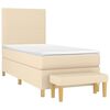 vidaXL &Kappa;&rho;&epsilon;&beta;ά&tau;&iota; Boxspring &mu;&epsilon; &Sigma;&tau;&rho;ώ&mu;&alpha; &Kappa;&rho;&epsilon;&mu; 90x190 &epsilon;&kappa;.&Upsilon;&phi;&alpha;&sigma;&mu;ά&tau;&iota;&nu;&omicron;