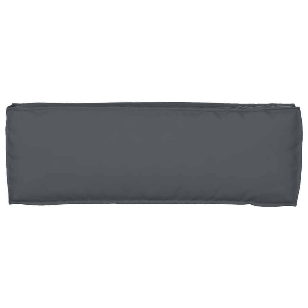 vidaXL Μαξιλάρι Παλέτας για Πάγκο Ανθρακί 120x40x8 εκ. Υφασμάτινος