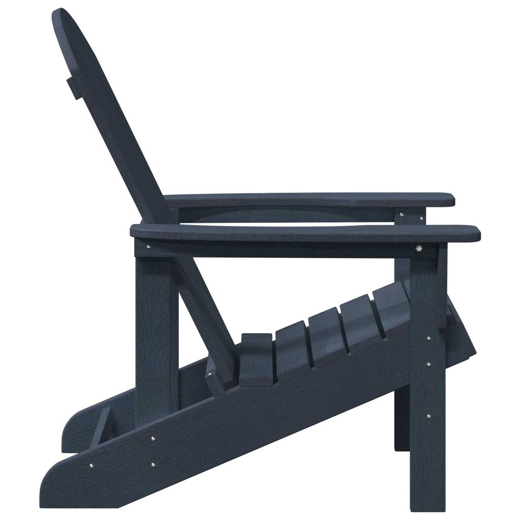 vidaXL Καρέκλες Adirondack 2 τμχ Ναυτική Μπλε 74x82x90 εκ. HDPE