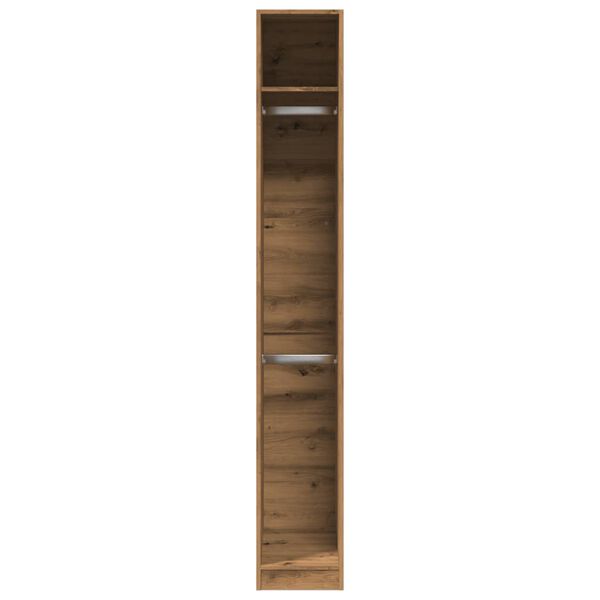 vidaXL Ντουλάπα Αρτισιανή Δρυς 30x50x200εκ από Επεξεργασμένο Ξύλο