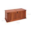 vidaXL Μπαούλο Αποθήκευσης 79 x 34 x 32 εκ. από Μασίφ Ξύλο Ακακίας