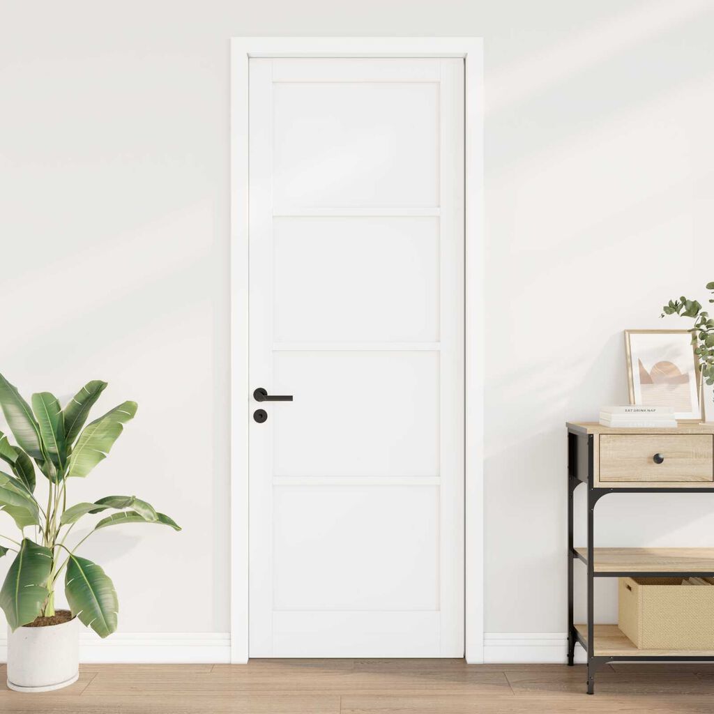 vidaXL Εσωτερική Πόρτα ORKDAL Λευκό 83 x 232 εκ. Κόντρα πλακέ