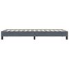 vidaXL Box Spring Κρεβάτι χωρίς στρώμα Σκούρο γκρι 80x210 cm Βελούδινο