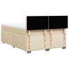 vidaXL &Kappa;&rho;&epsilon;&beta;ά&tau;&iota; Boxspring &mu;&epsilon; &Sigma;&tau;&rho;ώ&mu;&alpha; &Kappa;&rho;&epsilon;&mu; 140x190 &epsilon;&kappa;. &Upsilon;&phi;&alpha;&sigma;&mu;ά&tau;&iota;&nu;&omicron;