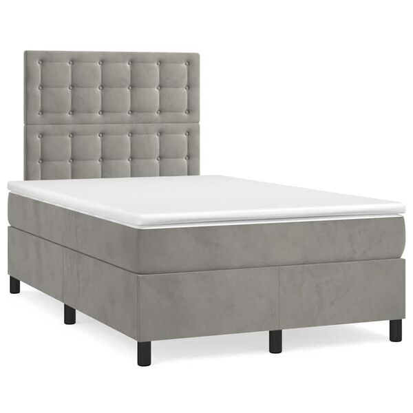 vidaXL &Kappa;&rho;&epsilon;&beta;ά&tau;&iota; Boxspring &mu;&epsilon; &Sigma;&tau;&rho;ώ&mu;&alpha; &Alpha;&nu;&omicron;&iota;&chi;&tau;ό &Gamma;&kappa;&rho;&iota; 120x190 &epsilon;&kappa;. &Beta;&epsilon;&lambda;&omicron;ύ&delta;&iota;&nu;&omicron;