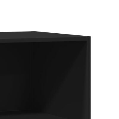 vidaXL Ντουλάπα Μαύρη 77 x 48 x 102 εκ. από Επεξεργασμένο Ξύλο