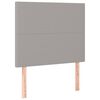 vidaXL Κρεβάτι Boxspring με Στρώμα Ανοιχτό Γκρι 120x200 εκ. Υφασμάτινο
