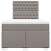 vidaXL &Kappa;&rho;&epsilon;&beta;ά&tau;&iota; Boxspring &mu;&epsilon; &Sigma;&tau;&rho;ώ&mu;&alpha; Taupe 120x200 &epsilon;&kappa;. &Upsilon;&phi;&alpha;&sigma;&mu;ά&tau;&iota;&nu;&omicron;
