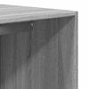 vidaXL Ντουλάπα Γκρι Sonoma 80x50x200 εκ. από Επεξεργασμένο Ξύλο