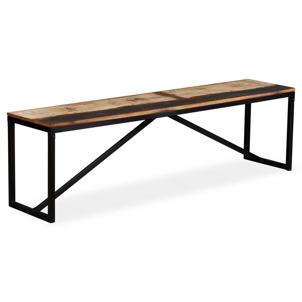 vidaXL Πάγκος 160 x 35 x 45 εκ. από Μασίφ Ανακυκλωμένο Ξύλο