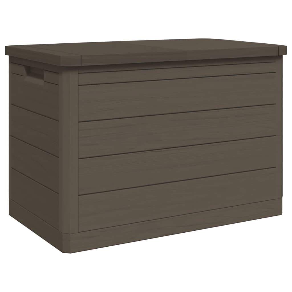 vidaXL Κουτί Μαξιλαριών Εξ Χώρου Καφέ 77,5x44,5x53εκ Πολυπροπυλένιο