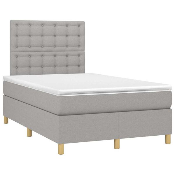 vidaXL &Kappa;&rho;&epsilon;&beta;ά&tau;&iota; Boxspring &mu;&epsilon; &Sigma;&tau;&rho;ώ&mu;&alpha; &Alpha;&nu;&omicron;&iota;&chi;&tau;ό &Gamma;&kappa;&rho;&iota; 120x190 &epsilon;&kappa;. &Upsilon;&phi;&alpha;&sigma;&mu;ά&tau;&iota;&nu;&omicron;