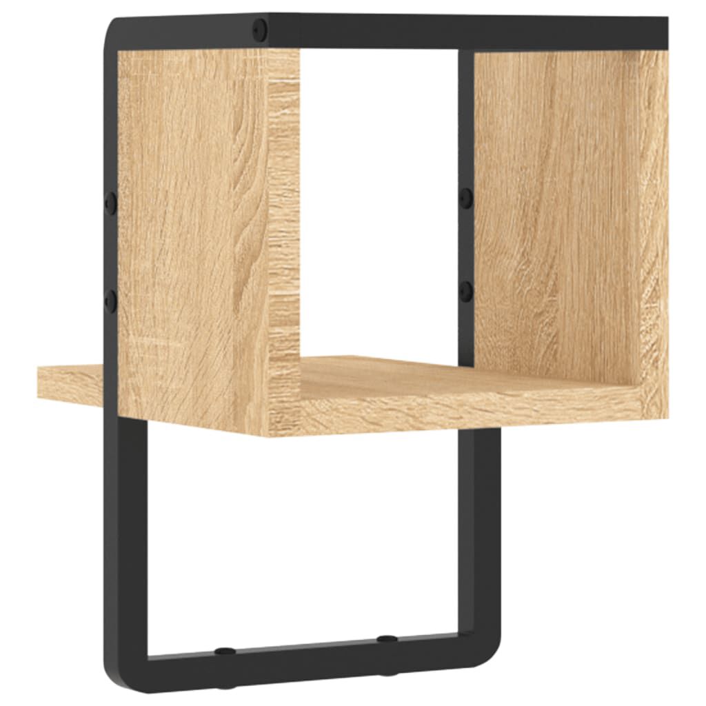 vidaXL Ράφι Τοίχου με Μπάρα Sonoma Δρυς 20x25x30 εκ.