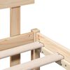 vidaXL Σκελετός Κρεβατιού Καφέ 75 x 190 cm Μασίφ ξύλο πεύκου
