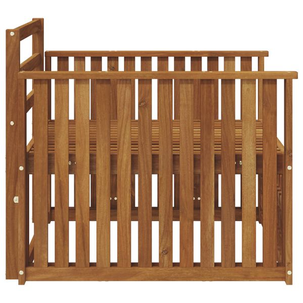 vidaXL 2 &Tau;&epsilon;&mu;ά&chi;&iota;&omicron; &Kappa;&alpha;&nu;&alpha;&pi;έ&sigmaf; &mu;&epsilon; &mu;&pi;&rho;ά&tau;&sigma;&alpha; &Sigma;&tau;&epsilon;&rho;&epsilon;ό &Xi;ύ&lambda;&omicron; &Alpha;&kappa;&alpha;&kappa;ί&alpha;&sigmaf; &Phi;&upsilon;&sigma;&iota;&kappa;ό