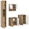 vidaXL &Sigma;&epsilon;&tau; &Epsilon;&pi;ί&pi;&lambda;&omega;&nu; &Mu;&pi;ά&nu;&iota;&omicron;&upsilon; 4 &tau;&mu;&chi;. Artisan Oak 61 x 35 x 64 &epsilon;&kappa;.