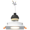 vidaXL Spotlights με προβολείς 6 pcs Λευκό 9 x 9 x cm Αλουμίνιο