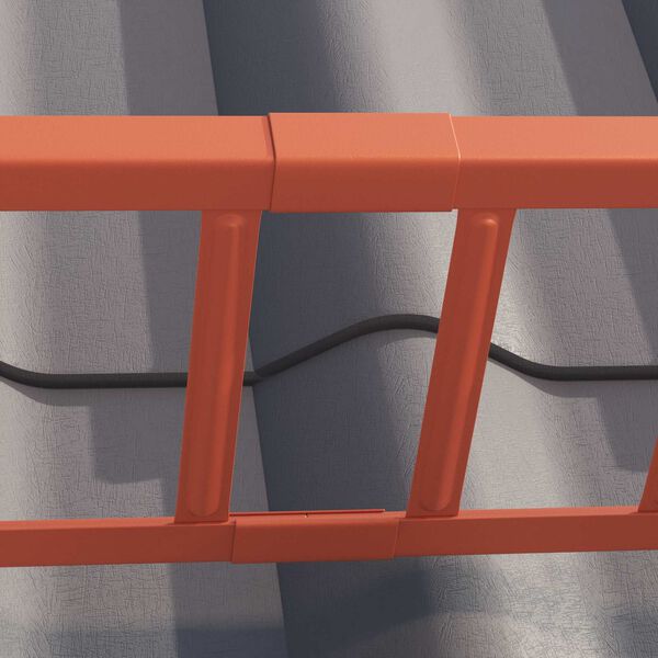 vidaXL &Phi;&rho;&omicron;&upsilon;&rho;ό&sigmaf; &chi;&iota;&omicron;&nu;&iota;&omicron;ύ &omicron;&rho;&omicron;&phi;ή&sigmaf; &Kappa;ό&kappa;&kappa;&iota;&nu;&omicron; 1200 x 2,5 x 20 &epsilon;&kappa; &Alpha;&tau;&sigma;ά&lambda;&iota;