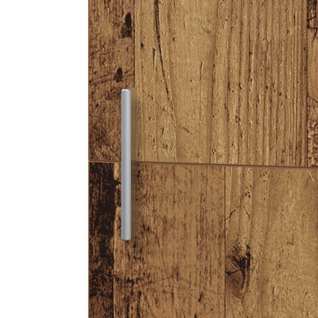 vidaXL Υψηλόμπαρο Φθαρμένο Ξύλο 45x42.5x185 εκ. MDF