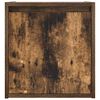 vidaXL Κομοδίνο Επιτοίχιο Καπνιστή Δρυς 38x34x40 εκ.