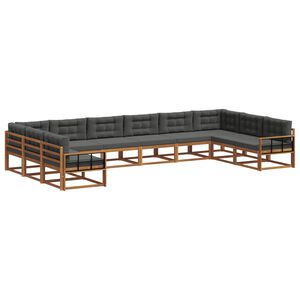 vidaXL &Sigma;&epsilon;&iota;&rho;ά &Kappa;&alpha;&nu;&alpha;&pi;έ &Epsilon;&xi;&omega;&tau;&epsilon;&rho;&iota;&kappa;&omicron;ύ &mu;&epsilon; &mu;&alpha;&xi;&iota;&lambda;ά&rho;&iota; 10 pcs &Phi;&upsilon;&sigma;&iota;&kappa;ό &kappa;&alpha;&iota; &Alpha;&nu;&theta;&rho;&alpha;&kappa;ί