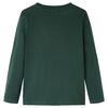 Μπλουζάκι Παιδικό Μακρυμάνικο Σκούρο Πράσινο 92