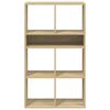 vidaXL Βιβλιοθήκη Χρώμα Sonoma Δρυς 66x31x112 εκ. Επεξεργασμένο Ξύλο