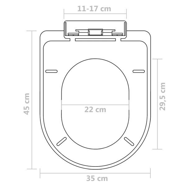 vidaXL Καθίσματα Τουαλέτας με Καπάκι Soft Close 2 τεμ. Λευκά Πλαστικά