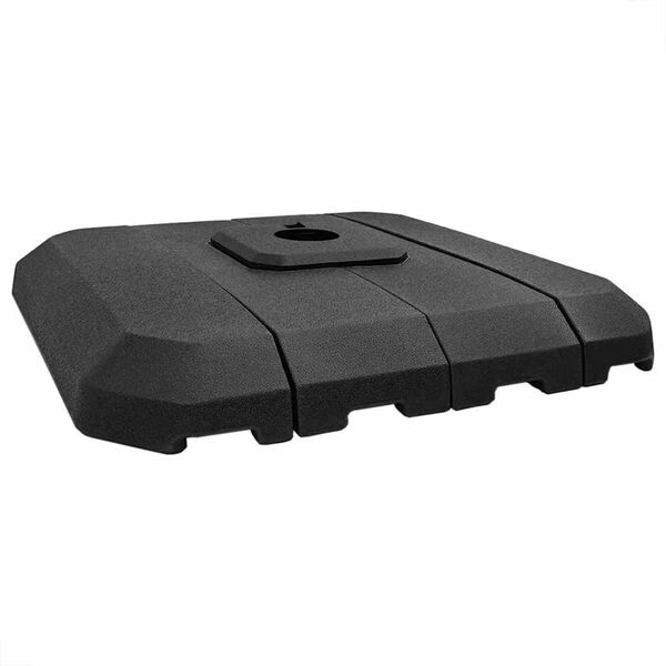 vidaXL Σετ Βάσης Ανεμογεννήτριας 4 pcs Μαύρο 98 x 98 x 13 εκ. Πλαστικό