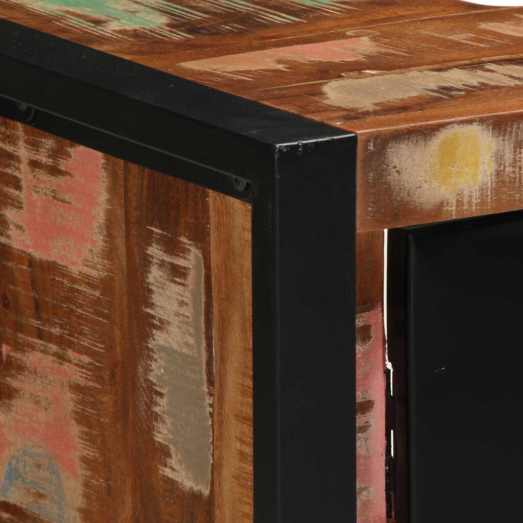 vidaXL Ντουλάπι Μπάνιου Πολύχρωμο 55x35x60 cm Μασίφ Ξύλο Ανακυκλωμένο
