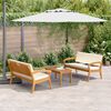 vidaXL Σετ μπιστρό 3 pcs Καφέ 75 x 45 x 38 εκ. Μασίφ ξύλο ακακίας