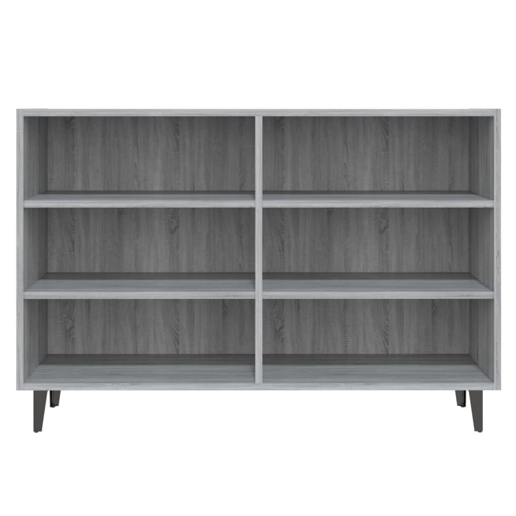 vidaXL Ραφιέρα Γκρι Sonoma 103,5 x 35 x 70 εκ. από Επεξεργασμένο Ξύλο
