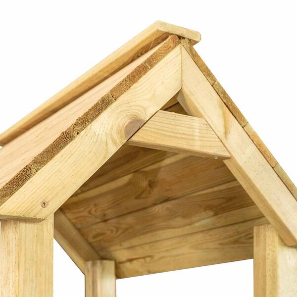 vidaXL Πύργος Παιχνιδιού 285x120x226,5 εκ. Μασίφ Εμποτ. Ξύλο Πεύκου