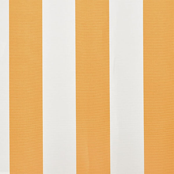 vidaXL Τεντόπανο Έντονο Κίτρινο/Λευκό 6x3 μ Καραβόπανο (Χωρίς Πλαίσιο)