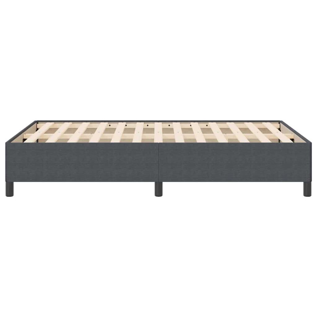 vidaXL Σκελετός Κρεβατιού Σκούρο γκρι 140 x 190 cm Βελούδο