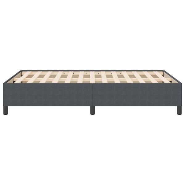 vidaXL Σκελετός Κρεβατιού Σκούρο γκρι 140 x 190 cm Βελούδο