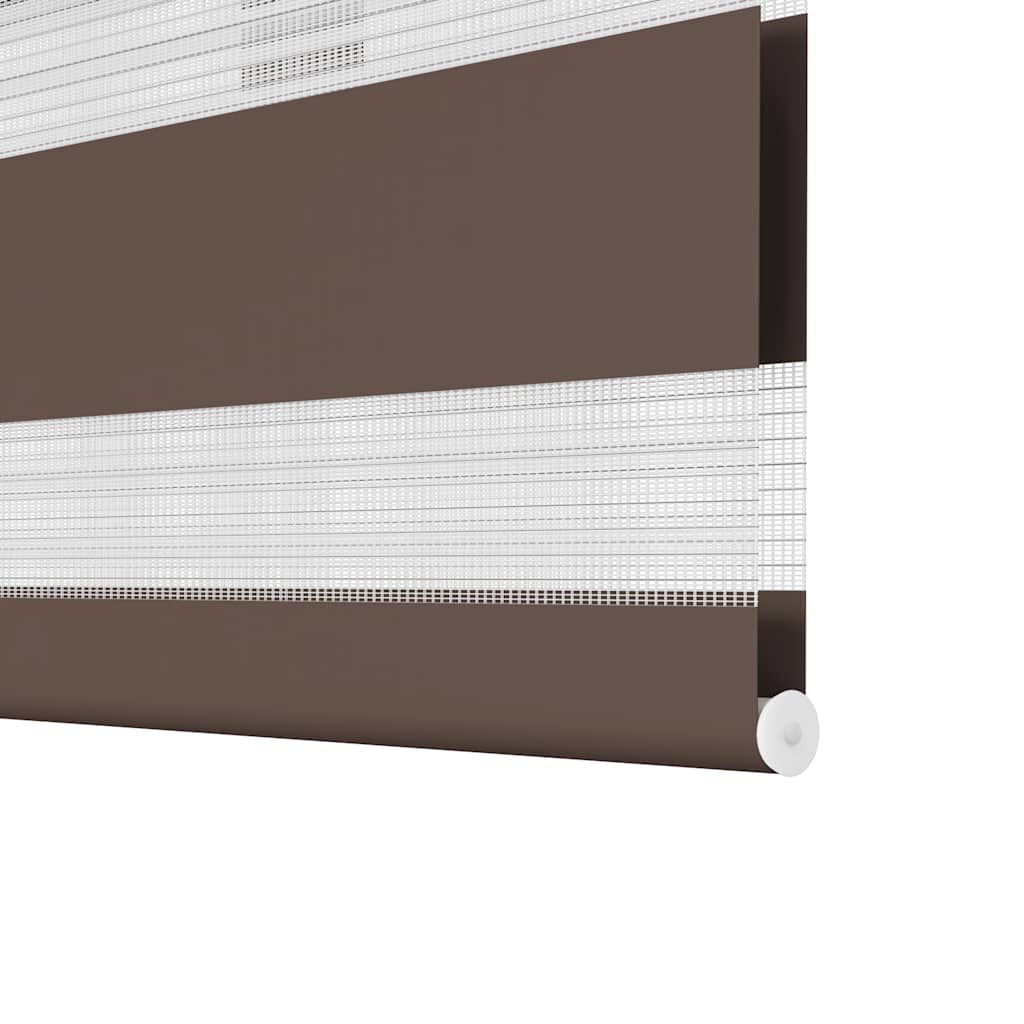 Σύστημα Σκίασης Ρόλερ Zebra Καφέ 100 x 175 εκ.