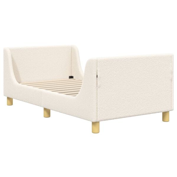 vidaXL Κρεβάτι Παιδικής Κρεβατοκάμαρας με Κεφαλάκι Κρεμ 80 x 160 cm