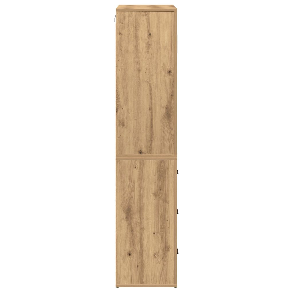 vidaXL Υψηλή Ντουλάπα Artisan Oak 80x33x150 εκ. Επεξεργασμένο Ξύλο