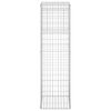 vidaXL Συρματοκιβώτιο Στύλος 50 x 50 x 180 εκ. Σιδερένιο
