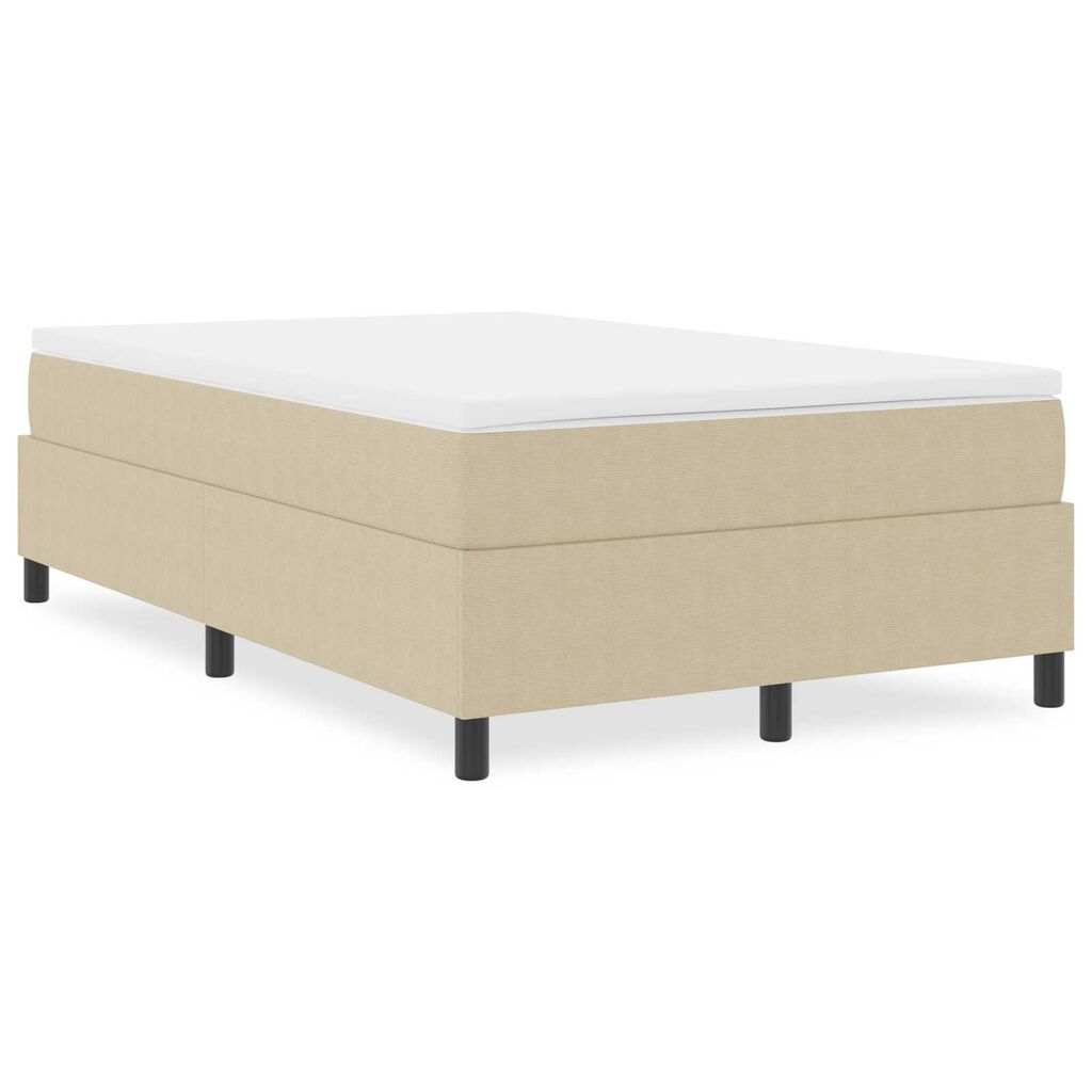 vidaXL Κρεβάτι με ελατήρια Γκρι Πράσινο 120 x 190 cm Βελούδο