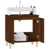 vidaXL Ντουλάπι Νιπτήρα Καφέ Δρυς 58x33x60 εκ. Επεξεργασμένο Ξύλο