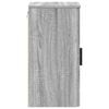 vidaXL Ντουλάπι Μπάνιου με αποθήκευση Γκρι sonoma 30 x 31,5 x 61 εκ