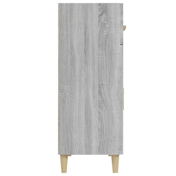 vidaXL Ντουλάπι Γκρι Sonoma 69,5 x 34 x 89 εκ. από Επεξεργασμένο Ξύλο