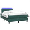 vidaXL &Kappa;&rho;&epsilon;&beta;ά&tau;&iota; Boxspring &mu;&epsilon; &Sigma;&tau;&rho;ώ&mu;&alpha; & LED &sigma;&kappa;&omicron;ύ&rho;&omicron; &pi;&rho;ά&sigma;&iota;&nu;&omicron; 120x220cm &Beta;&epsilon;&lambda;&omicron;ύ&delta;&iota;&nu;&omicron;
