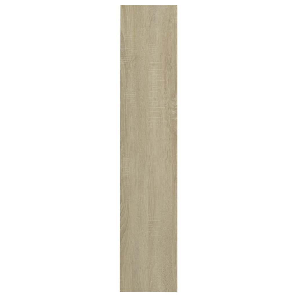 vidaXL Παπουτσοθήκες Τοίχου 2 τεμ. Sonoma Δρυς 60x18x90εκ. Μοριοσανίδα
